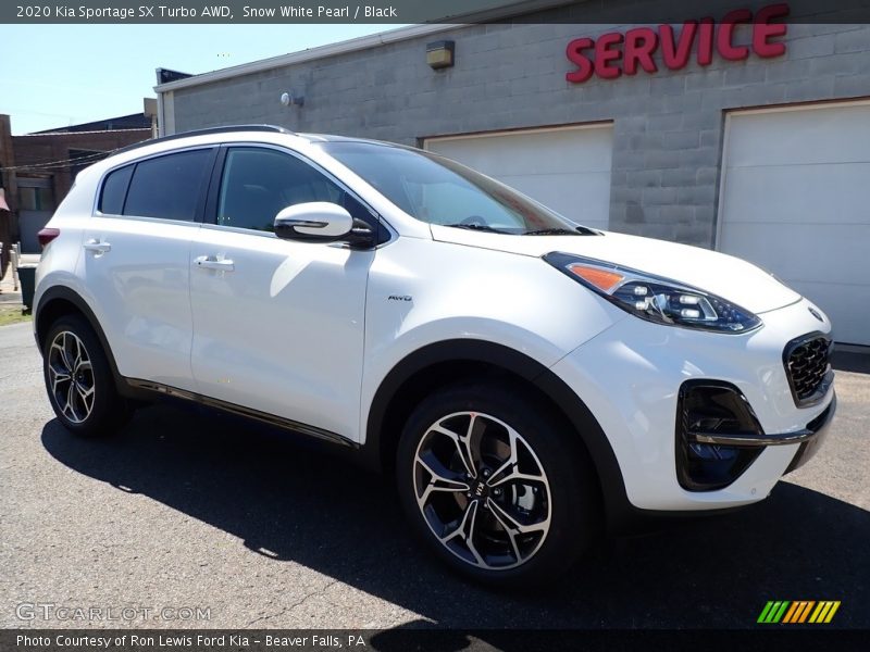  2020 Sportage SX Turbo AWD Snow White Pearl
