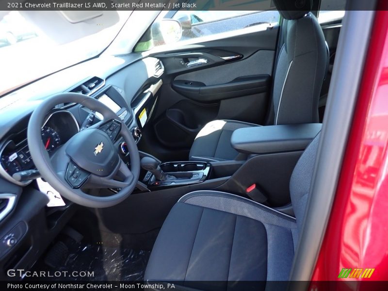 Scarlet Red Metallic / Jet Black 2021 Chevrolet TrailBlazer LS AWD