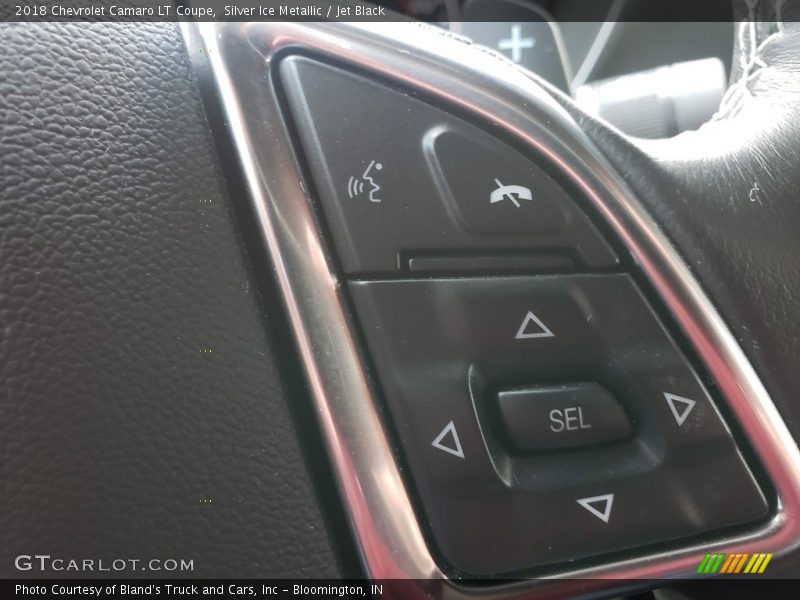 Silver Ice Metallic / Jet Black 2018 Chevrolet Camaro LT Coupe