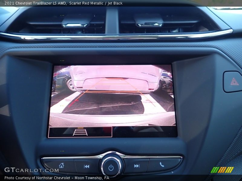 Scarlet Red Metallic / Jet Black 2021 Chevrolet TrailBlazer LS AWD