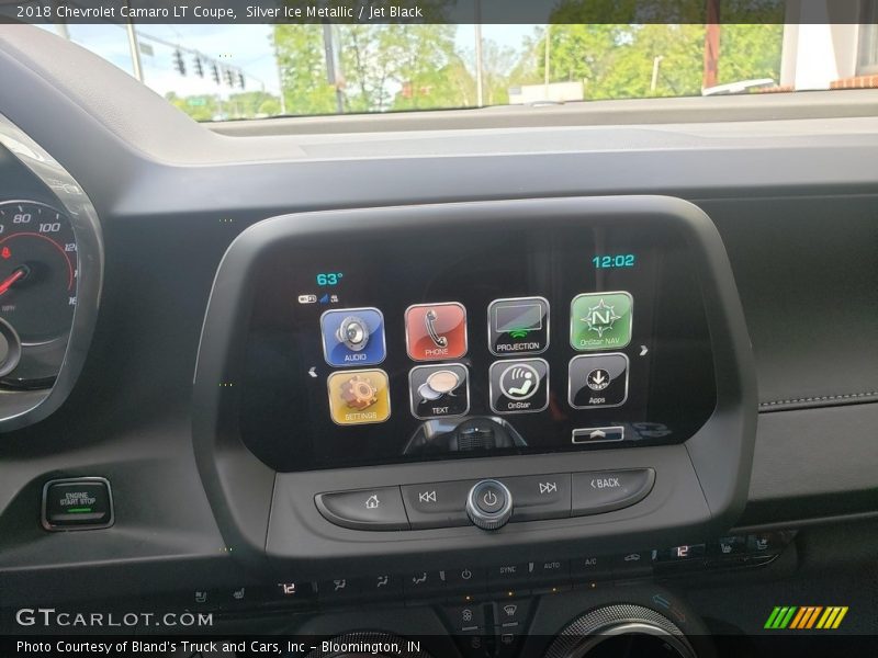 Silver Ice Metallic / Jet Black 2018 Chevrolet Camaro LT Coupe