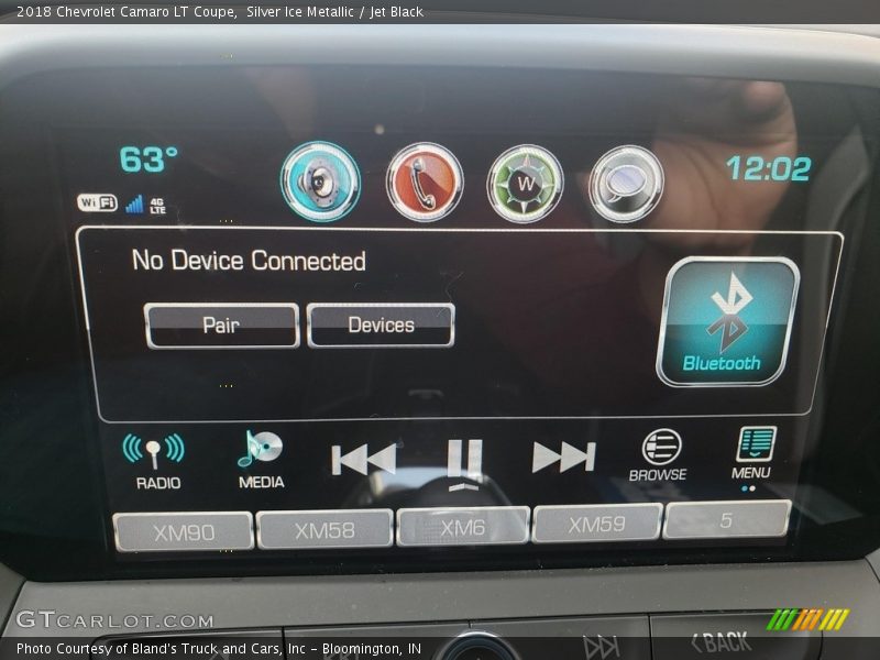 Silver Ice Metallic / Jet Black 2018 Chevrolet Camaro LT Coupe