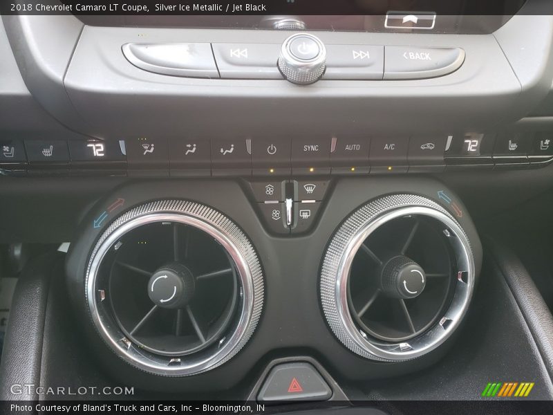 Silver Ice Metallic / Jet Black 2018 Chevrolet Camaro LT Coupe