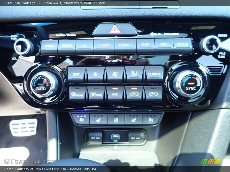 Controls of 2020 Sportage SX Turbo AWD