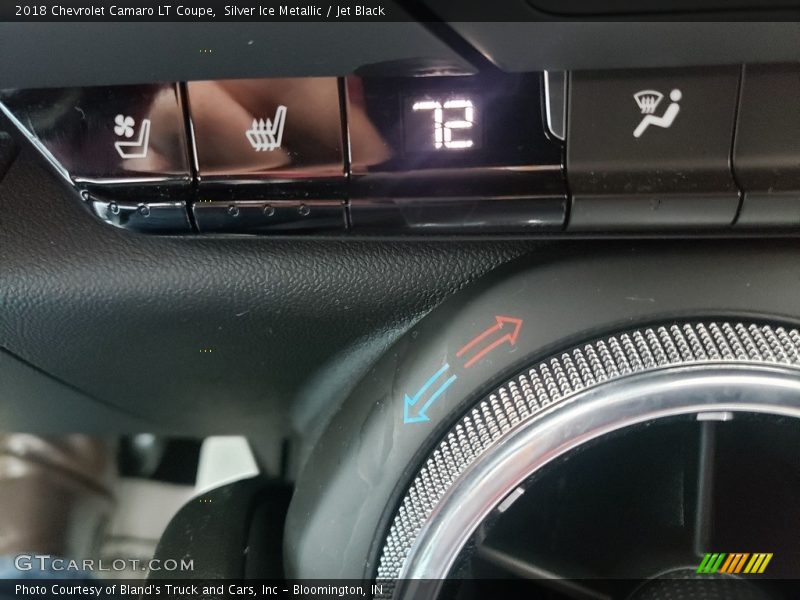 Silver Ice Metallic / Jet Black 2018 Chevrolet Camaro LT Coupe