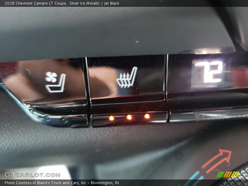 Silver Ice Metallic / Jet Black 2018 Chevrolet Camaro LT Coupe