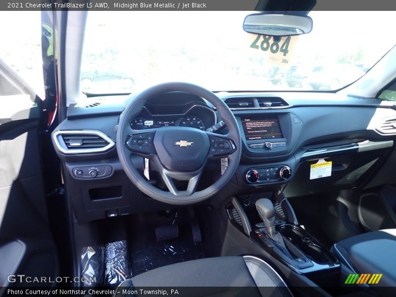 Midnight Blue Metallic / Jet Black 2021 Chevrolet TrailBlazer LS AWD