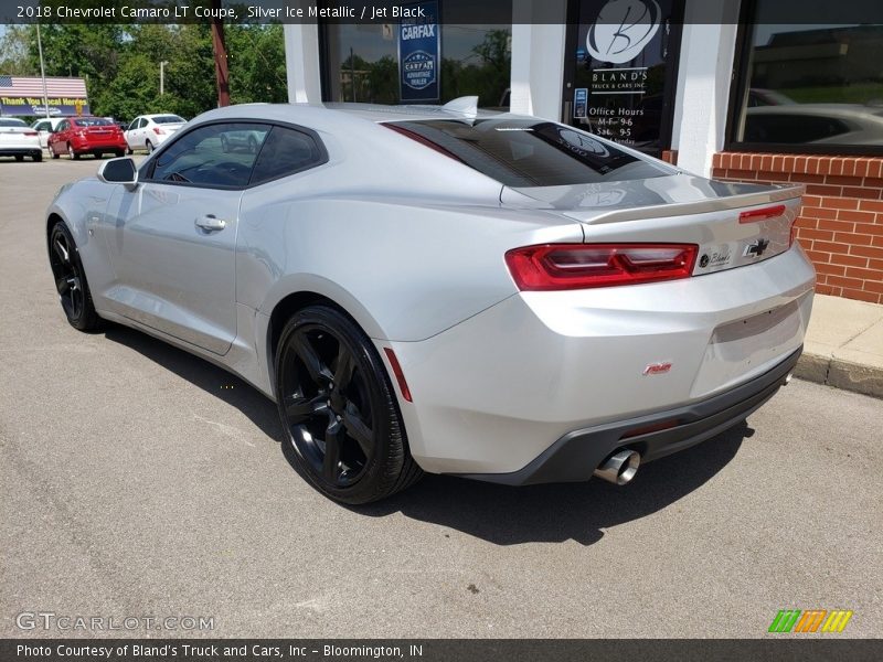 Silver Ice Metallic / Jet Black 2018 Chevrolet Camaro LT Coupe