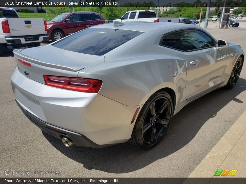 Silver Ice Metallic / Jet Black 2018 Chevrolet Camaro LT Coupe
