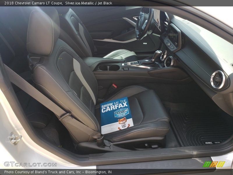 Silver Ice Metallic / Jet Black 2018 Chevrolet Camaro LT Coupe