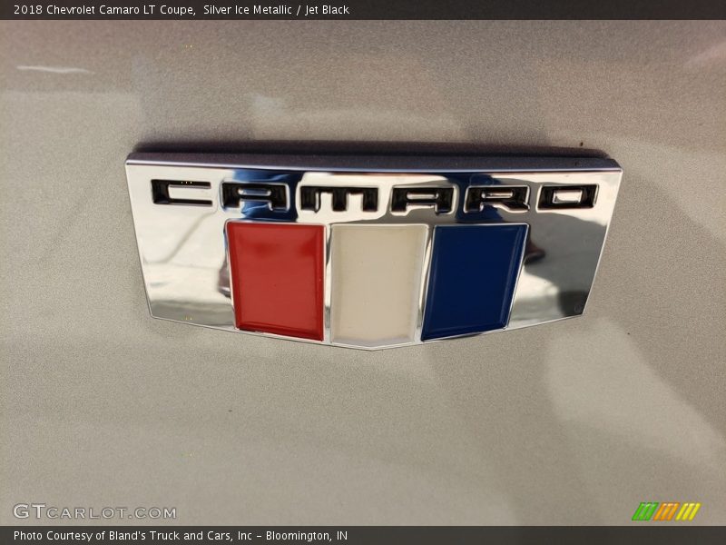 Silver Ice Metallic / Jet Black 2018 Chevrolet Camaro LT Coupe