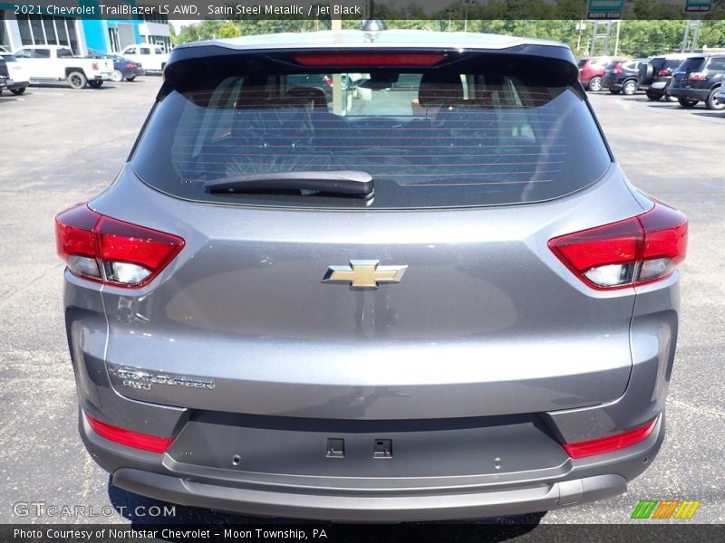Satin Steel Metallic / Jet Black 2021 Chevrolet TrailBlazer LS AWD