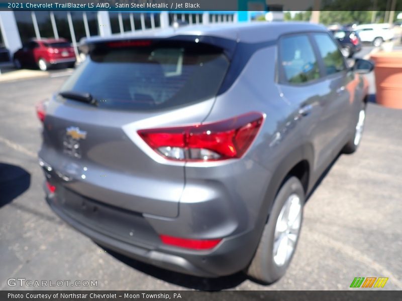 Satin Steel Metallic / Jet Black 2021 Chevrolet TrailBlazer LS AWD