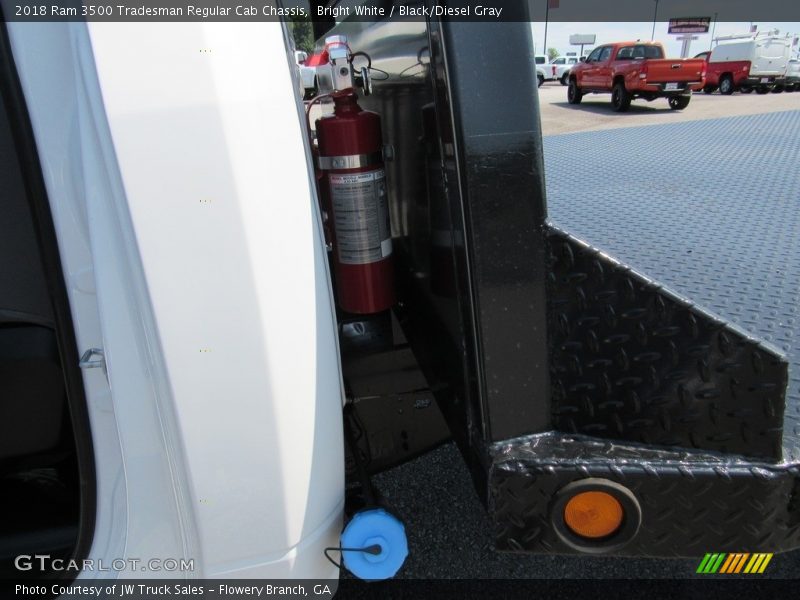 Bright White / Black/Diesel Gray 2018 Ram 3500 Tradesman Regular Cab Chassis