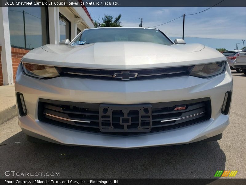 Silver Ice Metallic / Jet Black 2018 Chevrolet Camaro LT Coupe