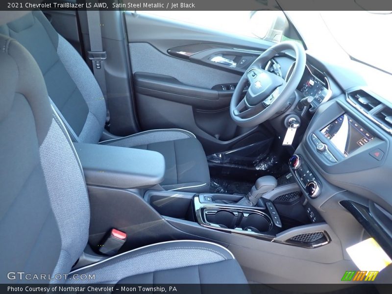 Satin Steel Metallic / Jet Black 2021 Chevrolet TrailBlazer LS AWD