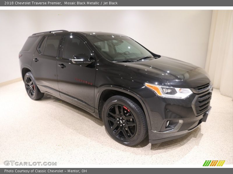 Mosaic Black Metallic / Jet Black 2018 Chevrolet Traverse Premier