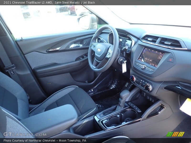 Satin Steel Metallic / Jet Black 2021 Chevrolet TrailBlazer LS AWD