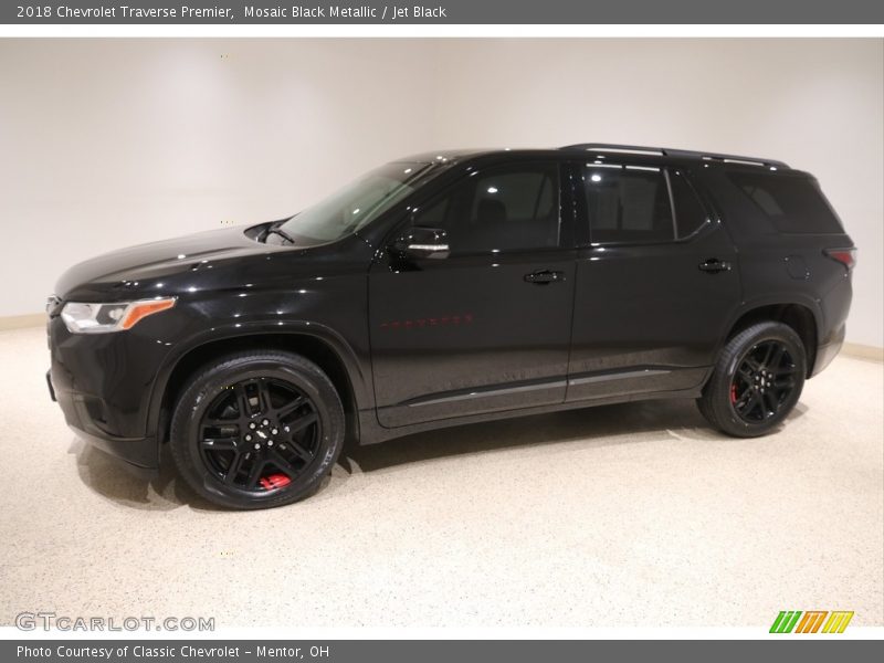 Mosaic Black Metallic / Jet Black 2018 Chevrolet Traverse Premier