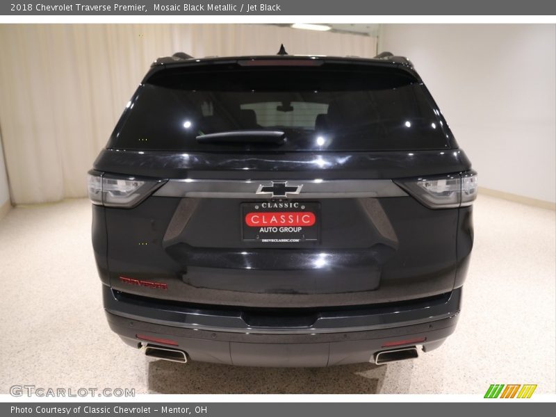 Mosaic Black Metallic / Jet Black 2018 Chevrolet Traverse Premier