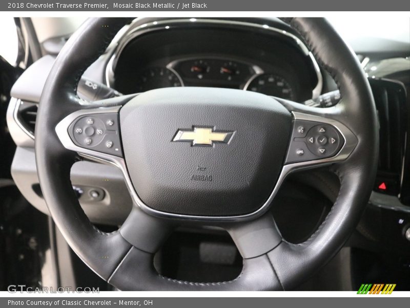 Mosaic Black Metallic / Jet Black 2018 Chevrolet Traverse Premier