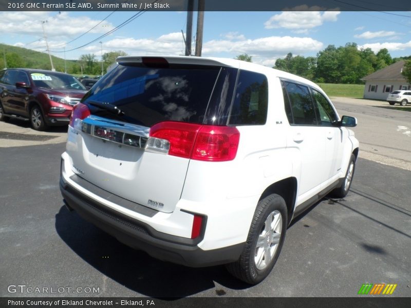 Summit White / Jet Black 2016 GMC Terrain SLE AWD
