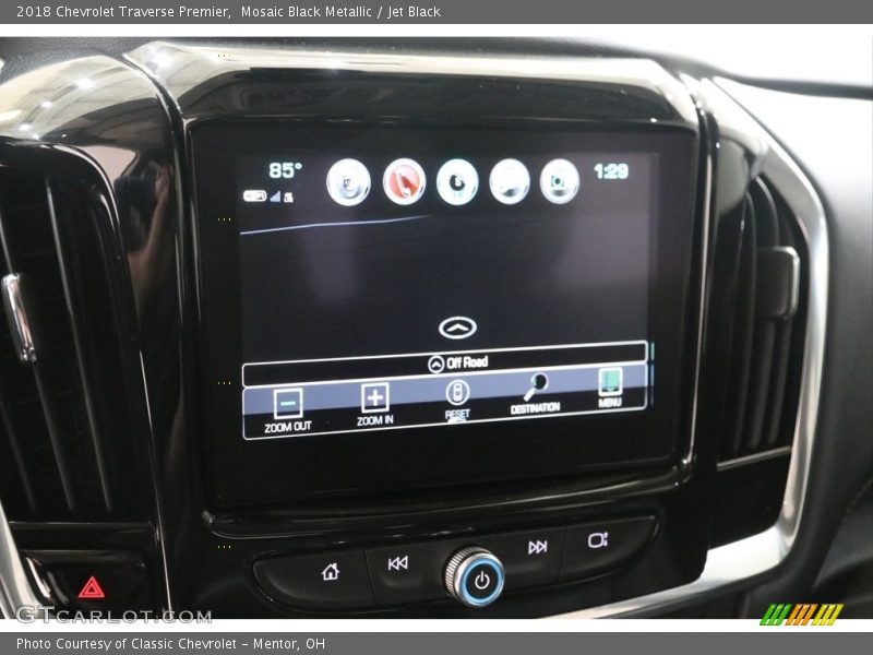 Mosaic Black Metallic / Jet Black 2018 Chevrolet Traverse Premier