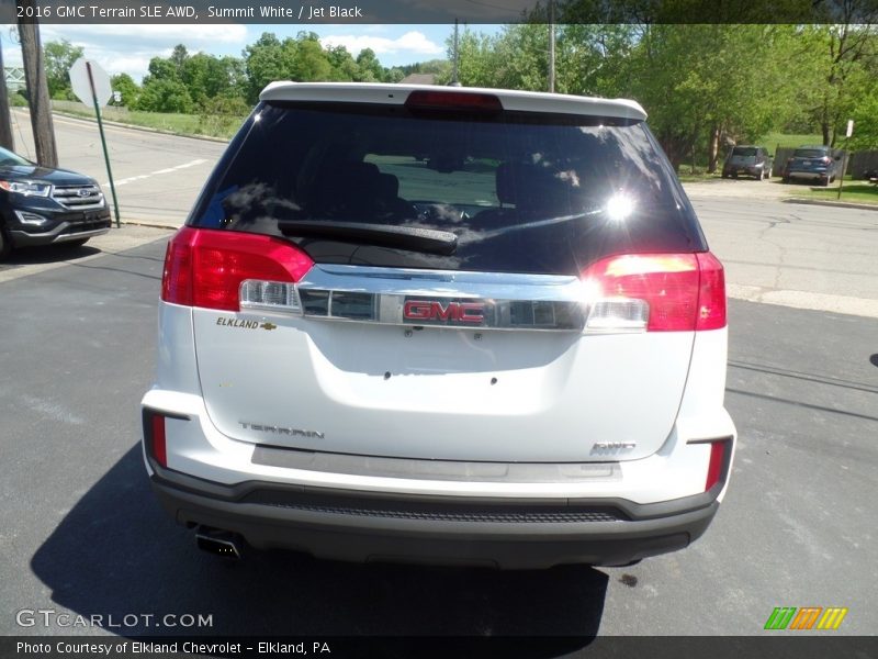Summit White / Jet Black 2016 GMC Terrain SLE AWD