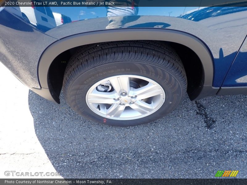 Pacific Blue Metallic / Jet Black 2020 Chevrolet Trax LT AWD