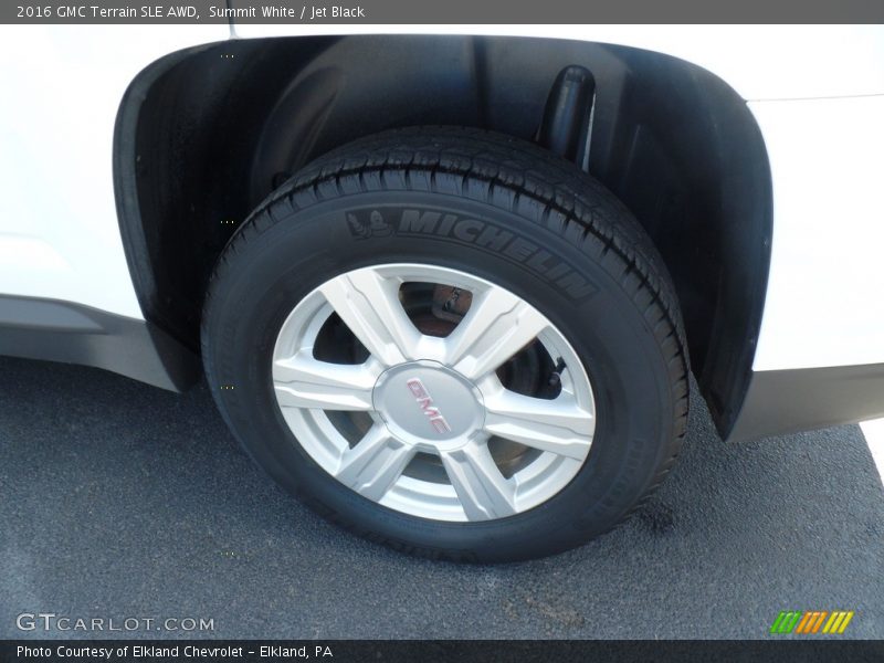 Summit White / Jet Black 2016 GMC Terrain SLE AWD