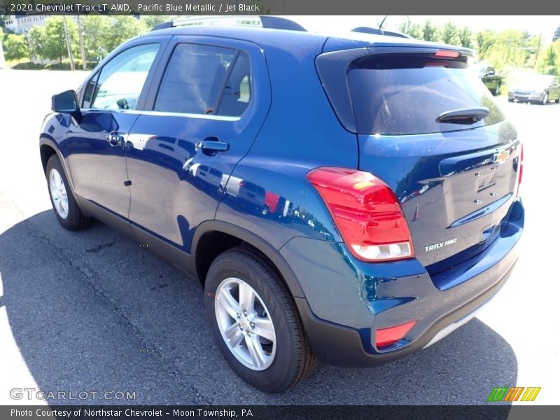 Pacific Blue Metallic / Jet Black 2020 Chevrolet Trax LT AWD