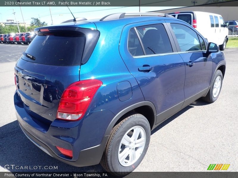Pacific Blue Metallic / Jet Black 2020 Chevrolet Trax LT AWD