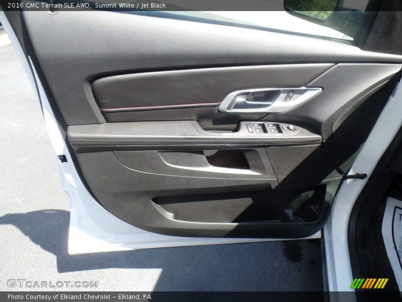 Summit White / Jet Black 2016 GMC Terrain SLE AWD