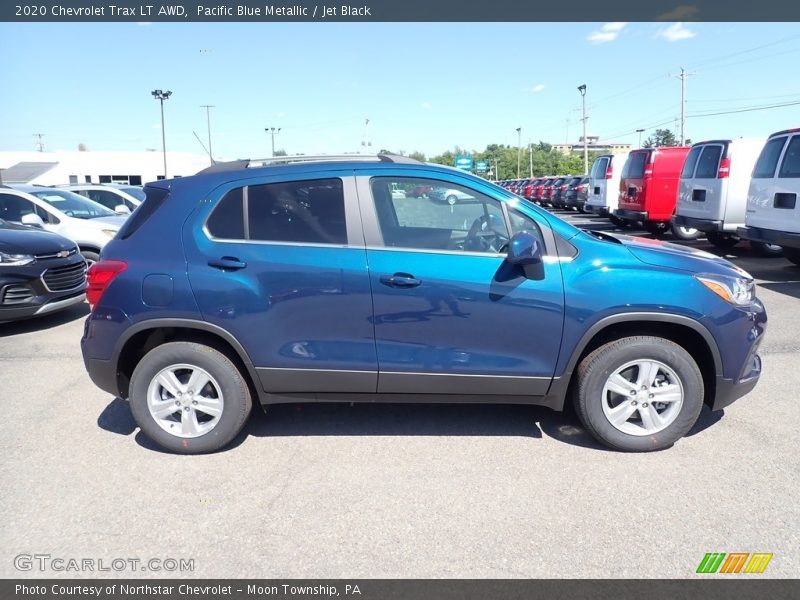 Pacific Blue Metallic / Jet Black 2020 Chevrolet Trax LT AWD