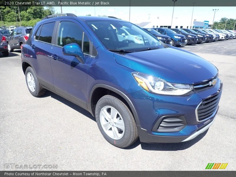 Pacific Blue Metallic / Jet Black 2020 Chevrolet Trax LT AWD