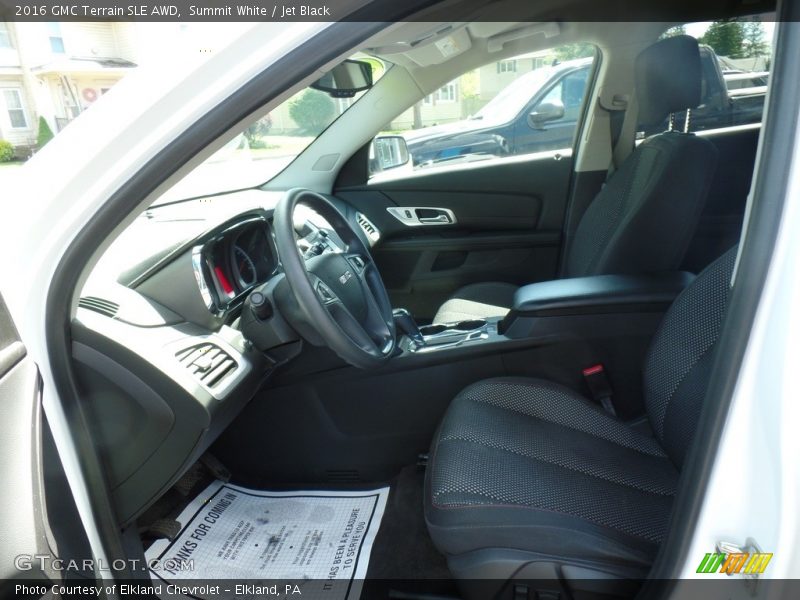 Summit White / Jet Black 2016 GMC Terrain SLE AWD
