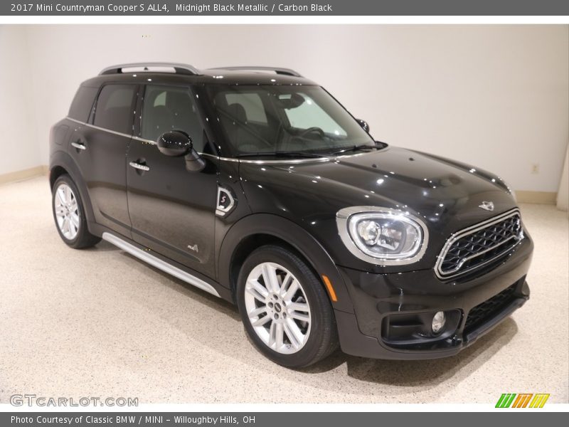Midnight Black Metallic / Carbon Black 2017 Mini Countryman Cooper S ALL4