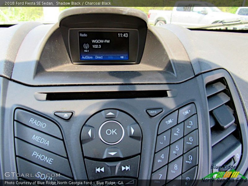 Shadow Black / Charcoal Black 2018 Ford Fiesta SE Sedan