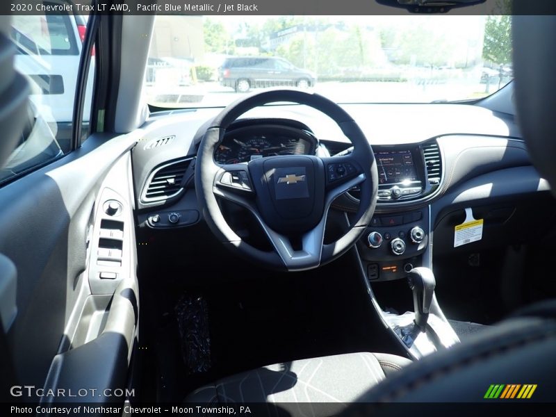 Pacific Blue Metallic / Jet Black 2020 Chevrolet Trax LT AWD