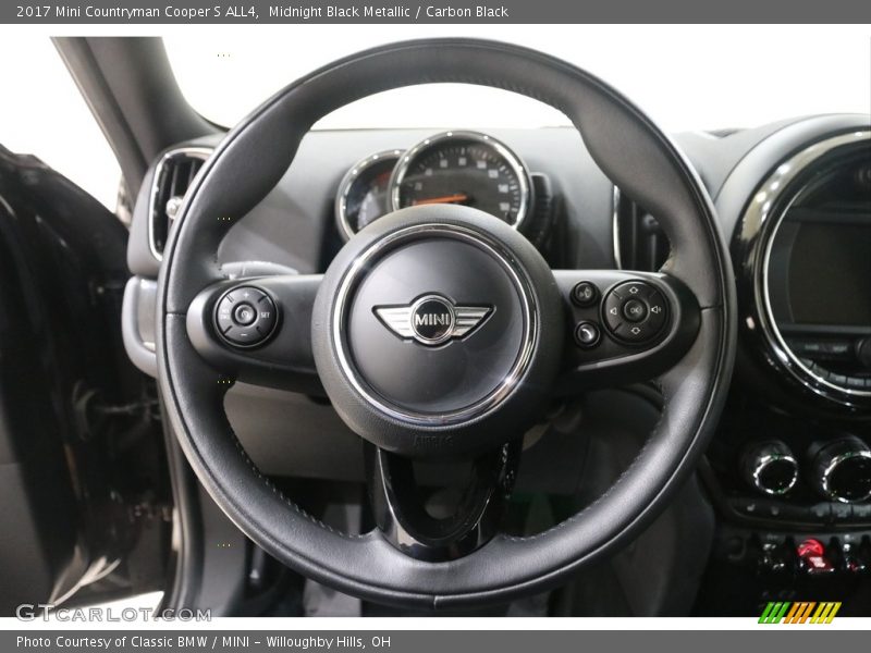 Midnight Black Metallic / Carbon Black 2017 Mini Countryman Cooper S ALL4