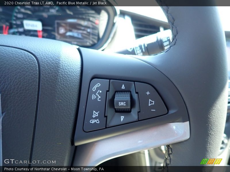 Pacific Blue Metallic / Jet Black 2020 Chevrolet Trax LT AWD