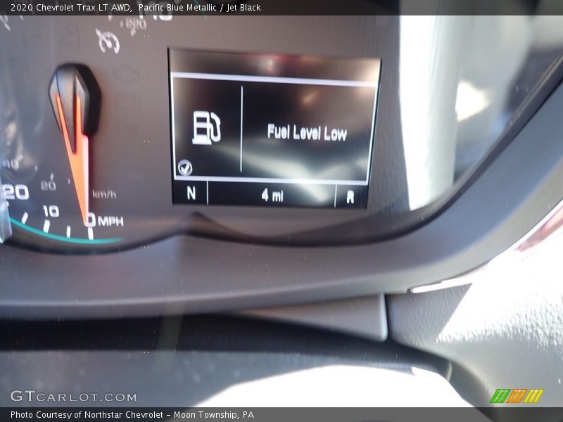 Pacific Blue Metallic / Jet Black 2020 Chevrolet Trax LT AWD