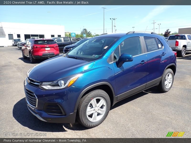 Pacific Blue Metallic / Jet Black 2020 Chevrolet Trax LT AWD