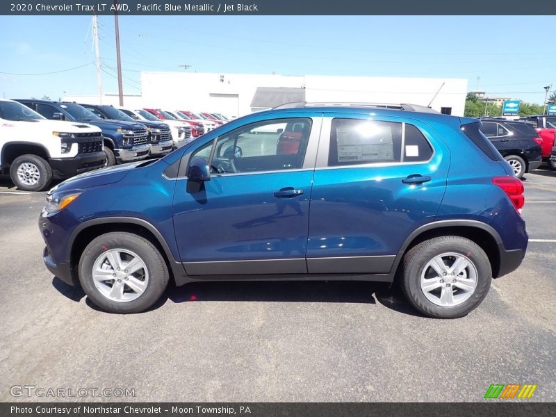 Pacific Blue Metallic / Jet Black 2020 Chevrolet Trax LT AWD