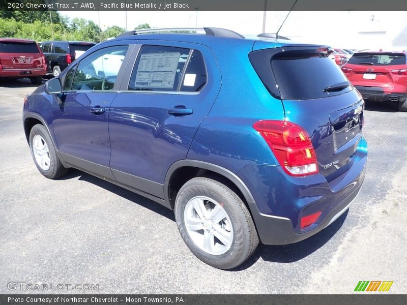 Pacific Blue Metallic / Jet Black 2020 Chevrolet Trax LT AWD