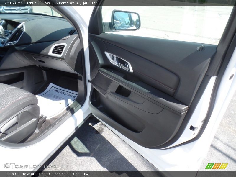 Summit White / Jet Black 2016 GMC Terrain SLE AWD
