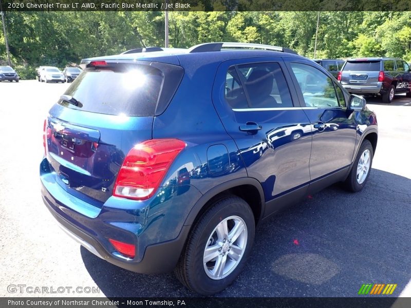Pacific Blue Metallic / Jet Black 2020 Chevrolet Trax LT AWD