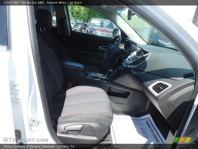 Summit White / Jet Black 2016 GMC Terrain SLE AWD