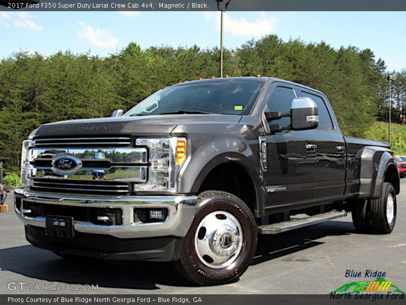 Magnetic / Black 2017 Ford F350 Super Duty Lariat Crew Cab 4x4
