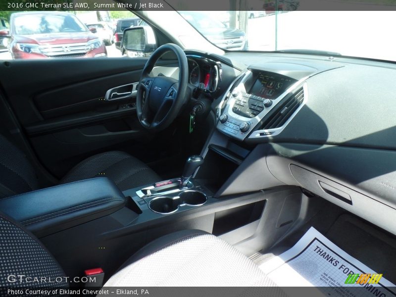 Summit White / Jet Black 2016 GMC Terrain SLE AWD